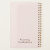 よく考え過ぎる無関係な事おもしろい プランナー手帳 (裏面)