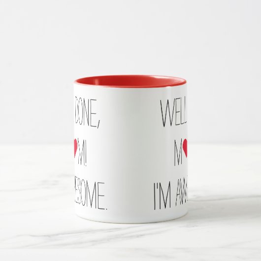 よく行った母おもしろい引用文母の日ティーコーヒー マグカップ (中央)