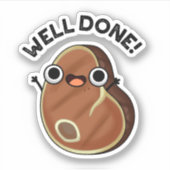 よく行わおもしろいれたステーキパン シール (正面)