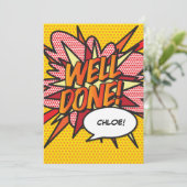 よく行われたおもしろい漫画本ポップ・アートの芸術 招待状 (スタンド正面)