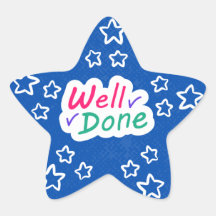 よく行われたスターのステッカー – 先生親ステッカー