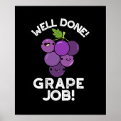 よく行われたブドウのジョブ前向きフルーツプンダークBG ポスター (正面)