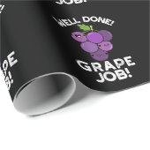 よく行われたブドウのジョブ前向きフルーツプンダークBG ラッピングペーパー (ロールコーナー)