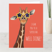 よく行われた'私はあなたはスーパースター'カード カード (正面)