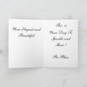 よく見るアフリカ系アメリカ人のバースデー・カード カード (内部)