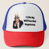 よく規制された民兵 キャップ (正面)