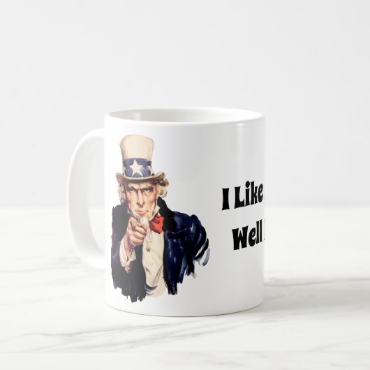 よく規制された民兵 コーヒーマグカップ (正面左)