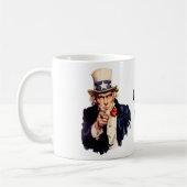 よく規制された民兵 コーヒーマグカップ (左)