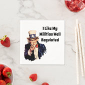 よく規制された民兵 スタンダードカクテルナプキン (インサイチュ)