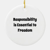 よく規制された民兵 セラミックオーナメント (裏面)