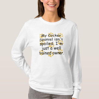 よく訓練されたコッカースパニエルの所有者 Tシャツ