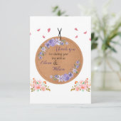 よく設計されたサンキューカード。 サンキューカード (スタンド正面)