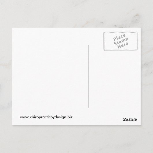 よく調整されたベビーはがき ポストカード (裏面)