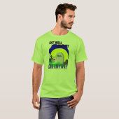 よく適当な滞在をとにかく死にます食べて下さい Tシャツ (正面フル)