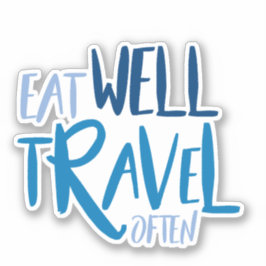 よく食べ旅行ステッカー シール