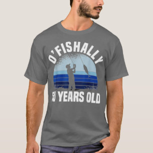 よく50歳の漁師50誕生日Fis Tシャツ