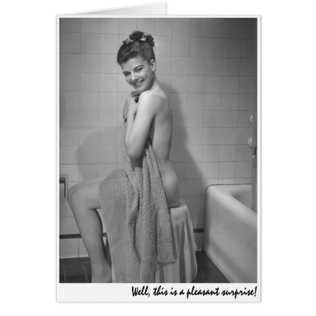 "よく、これは気持が良い驚きです! " (正面)