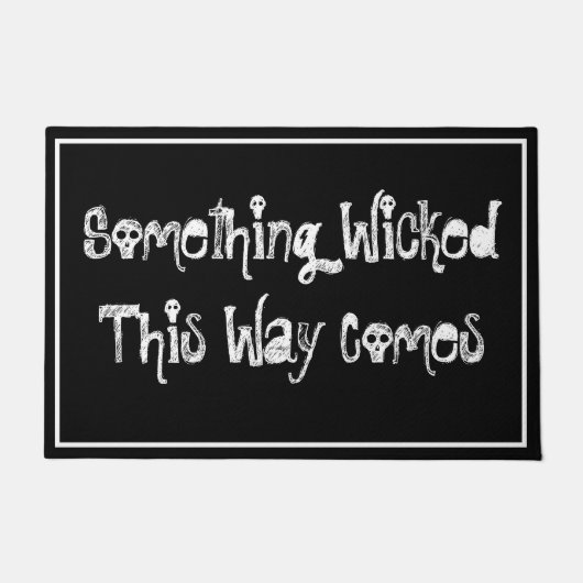 よこしまなこと来だ ドアマット (正面)