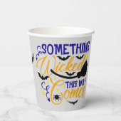 よこしまなハロウィンの来こと 紙コップ (裏面)