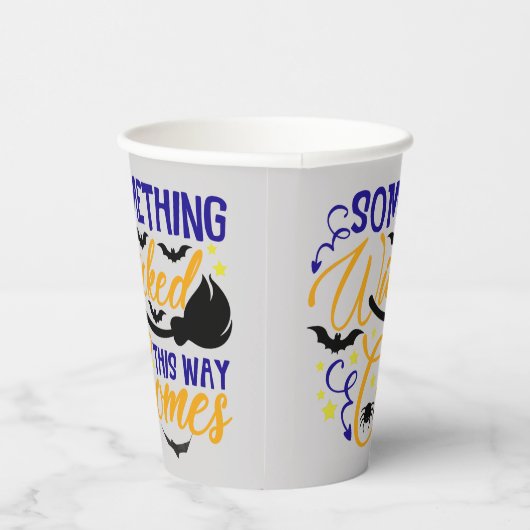 よこしまなハロウィンの来こと 紙コップ (右)