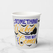 よこしまなハロウィンの来こと 紙コップ (正面)