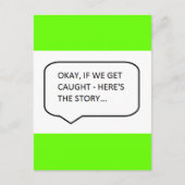 よしもし捕まった話はフーおもしろいー ポストカード (正面)