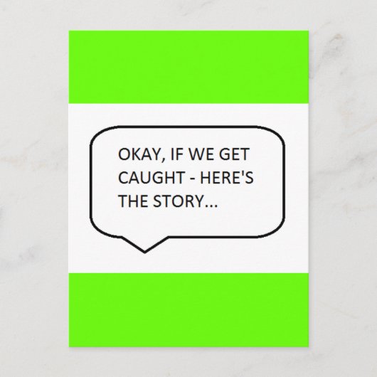 よしもし捕まった話はフーおもしろいー ポストカード (正面)