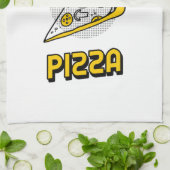 よし、でも最初のピザ キッチンタオル (折り畳み)