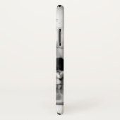 よそ側からスカルと花 Case-Mate iPhoneケース (裏面/右)