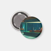 よだかのエドワード・ホッパー マグネット (正面/裏面)