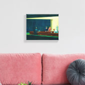 よだかは、1942年エドワード・ホッパー キャンバスプリント (インサイチュ (リビング))