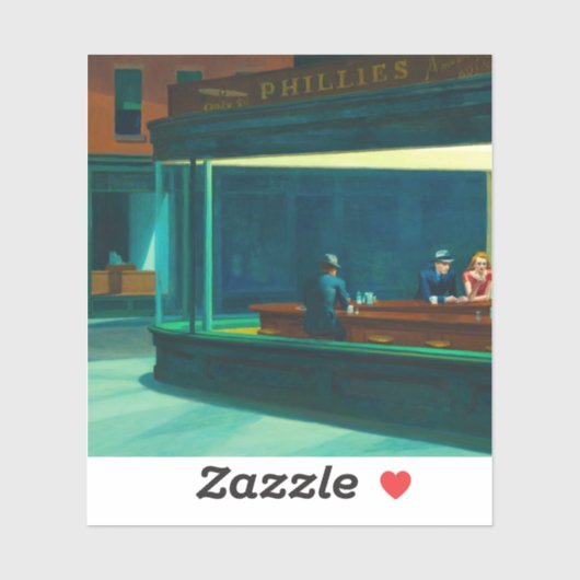 よだかは、1942年エドワード・ホッパー シール (シート)