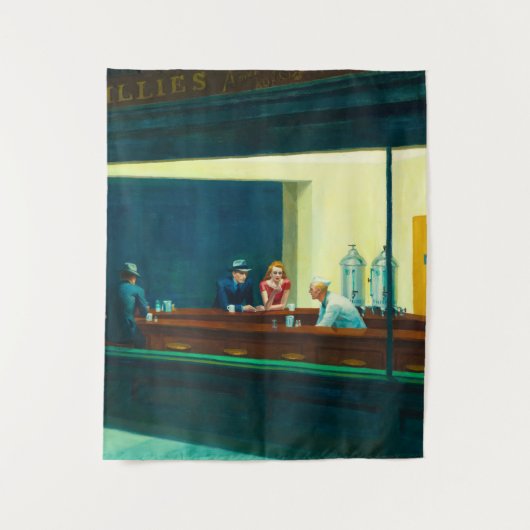 よだかは、1942年エドワード・ホッパー タペストリー (正面)