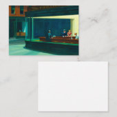 よだかは、1942年エドワード・ホッパー ノートカード (正面/裏面)