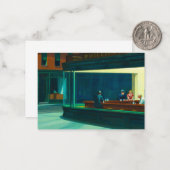 よだかは、1942年エドワード・ホッパー ノートカード (正面/裏面インサイチュ)