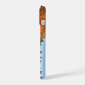 よだれかけホワイトテールバックストライクアポーズ iPhone 15ケース (左側面)