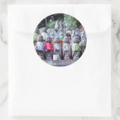 よだれかけ付小地蔵菩薩列像 – Japan ラウンドシール (バッグ)