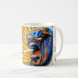 よだれラッキーなマグカップ コーヒーマグカップ