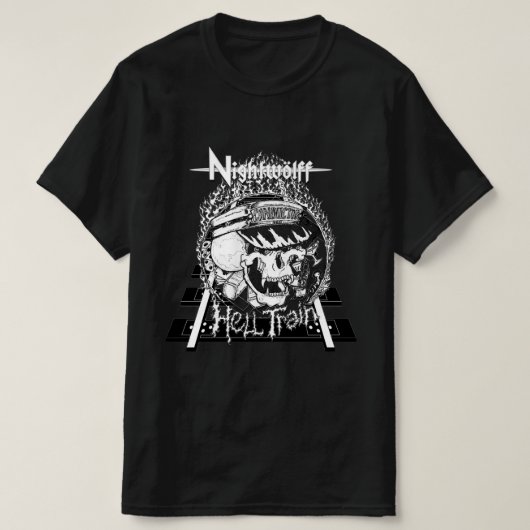 よだれ帽ヘルトレインティー Tシャツ (デザイン正面)