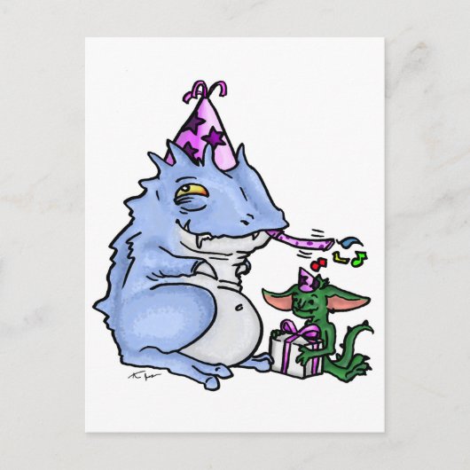 よだれ ポストカード (正面)