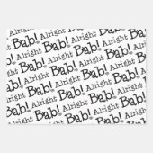 よっしゃ！ラップだ！3個セット ラッピングペーパーシート (正面3)