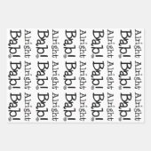 よっしゃ！ラップだ！3個セット ラッピングペーパーシート (正面2)