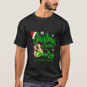 よのクリスマス国の人の休日のワイシャツで Tシャツ (正面)