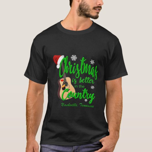 よのクリスマス国の人の休日のワイシャツで Tシャツ (正面)