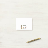 よの不思議の国のアリス友人と ポストイット (デスク上)