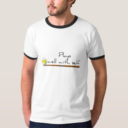 よの演劇、おもしろいなことわざのワイシャツ Tシャツ (正面)