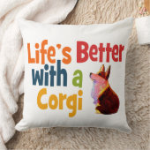 よの生命コーギーと クッション (ブランケット)