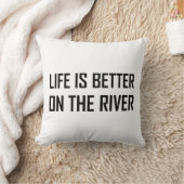 よの生命川で クッション (ブランケット)