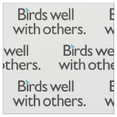 よの鳥他と ファブリック (クローズアップ)