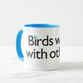 よの鳥他と マグカップ (正面左)